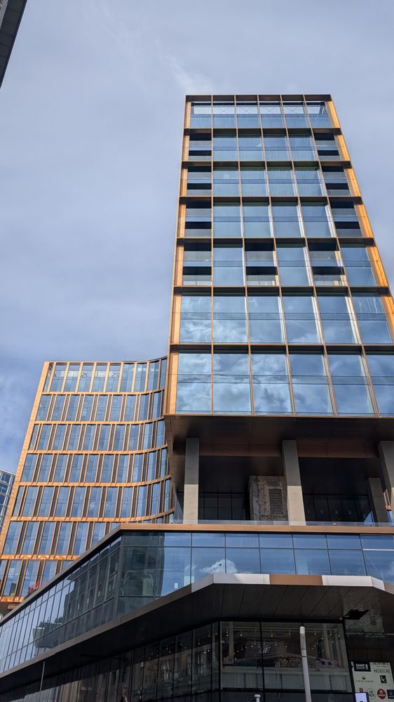 Mur-rideau d’un immeuble de bureaux